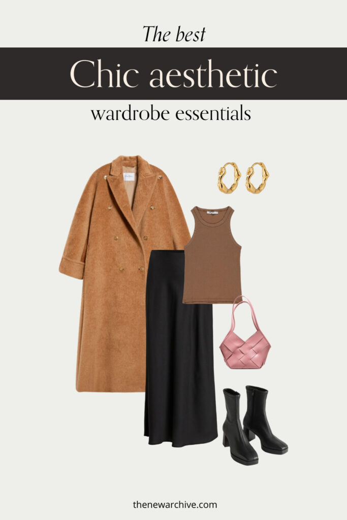 The best chic aesthetic wardrobe essential for your capsule wardrobe 